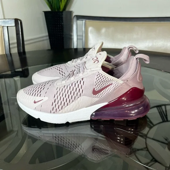 Nike Air Max 270 Barely Rose Women Running Shoes Sz 11 - Picture 2 of 5